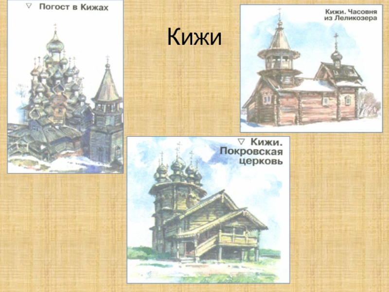 Презентация к уроку по изо в 6 классе Русский быт в прошлые века Кижи Кижи