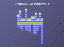 Презентация (кроссворд) Стихийные бедствия