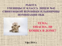 Презентация к работе, представленной на научно практической конференции