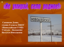 Внеклассное мероприятие по истории на тему Моя малая родина