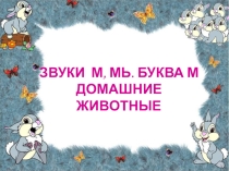 Занятие Звуки м-мь. Домашние животные