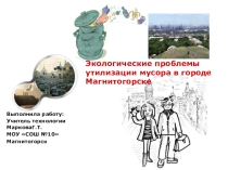 Презентация по по курсу внеурочной деятельности Экология родного города