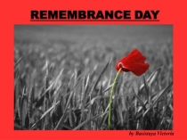 Презентация по английскому языку на тему Remembrance Day