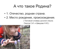 Презентация Моя малая Родина