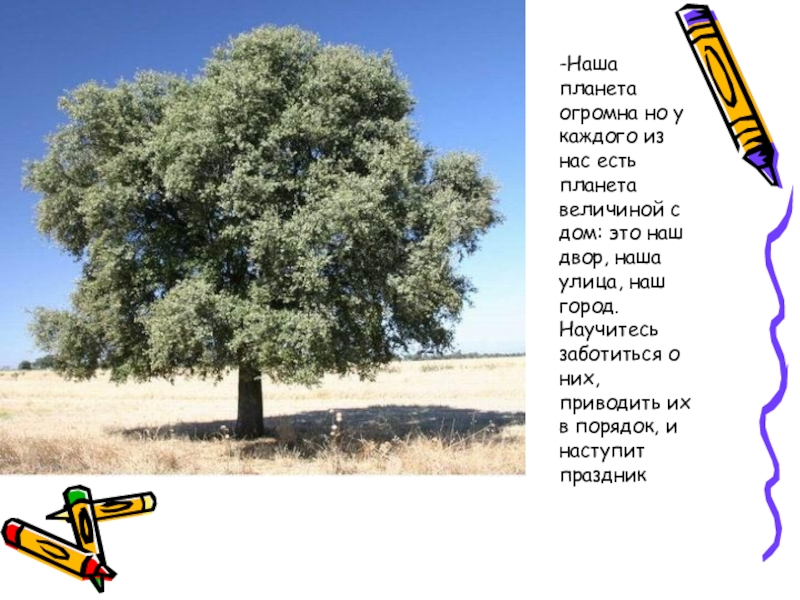 Красота природы -Наша планета огромна но у каждого из нас есть планета величиной -Наша планета огромна но у каждого из нас есть планета величиной с дом: это наш двор, наша
