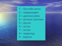 Презентация по географии на тему Режим и питание реки
