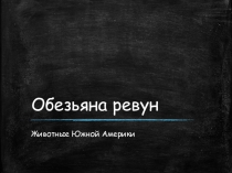Обезьяна ревун