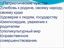 РАБОЧАЯ ПРОГРАММА ВНЕУРОЧНОЙ ДЕЯТЕЛЬНОСТИ ПО ДУХОВНО - НРАВСТВЕННОМУ НАПРАВЛЕНИЮ Я - Гражданин России