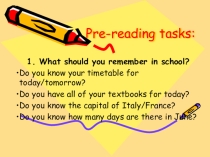 Презентация стихотворения What to remember in shool 3-5 класс