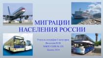 Презентация по географии на тему: МИГРАЦИИ НАСЕЛЕНИЯ