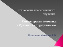 Технология кооперативного обучения на уроках английского языка