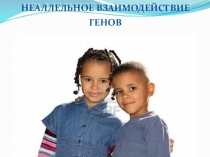 Неаллельные взаимодействия генов в генотипе