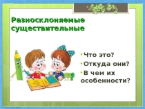 Презентация по русскому языку на тему Разносклоняемые существительные (6 класс)