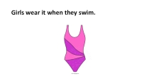 Презентация для разминки на уроке английского языка ''What Do We Wear'' (4 класс)