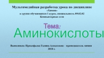 Мультимедийная разработка урока по дисциплине Химия в группе обучающихся 1 курса, специальность 09.02.02 Компьютерные сети