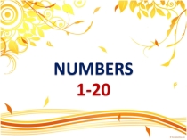 Презентация по английскому языку Spotlight 5 (1b) на тему Numbers 1-20