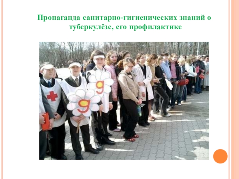 Презентация к классному часу Профилактика туберкулеза Пропаганда санитарно-гигиенических знаний о туберкулёзе, его профилактике Пропаганда санитарно-гигиенических знаний о туберкулёзе, его профилактике
