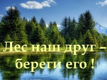Презентация классный час Живи,лес!