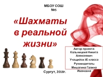 Проект Шахматы в реальной жизни