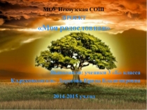 Проект Моя родословная 3 класс