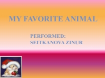 Бұл ағылшын пәнінен жануар деген тақырыпта жасалған слайд