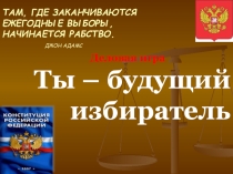 Педпроект на тему Выборы