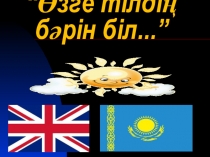 Презентация по русскому языку на тему Үш тілдің патшалығы