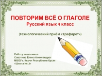 Презентация по русскому языку на тему Повторим всё о глаголе