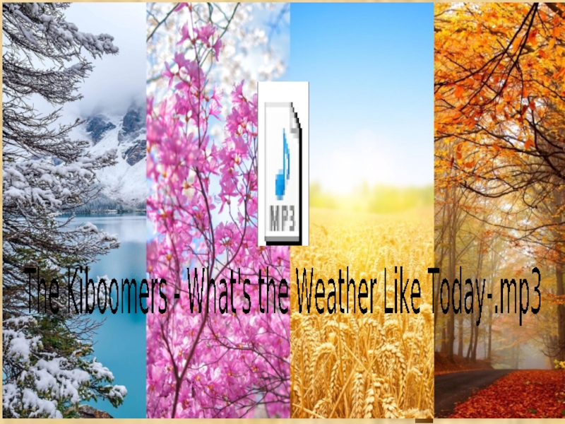 Презентация по английскому языку в 3 классе на тему Season and weather