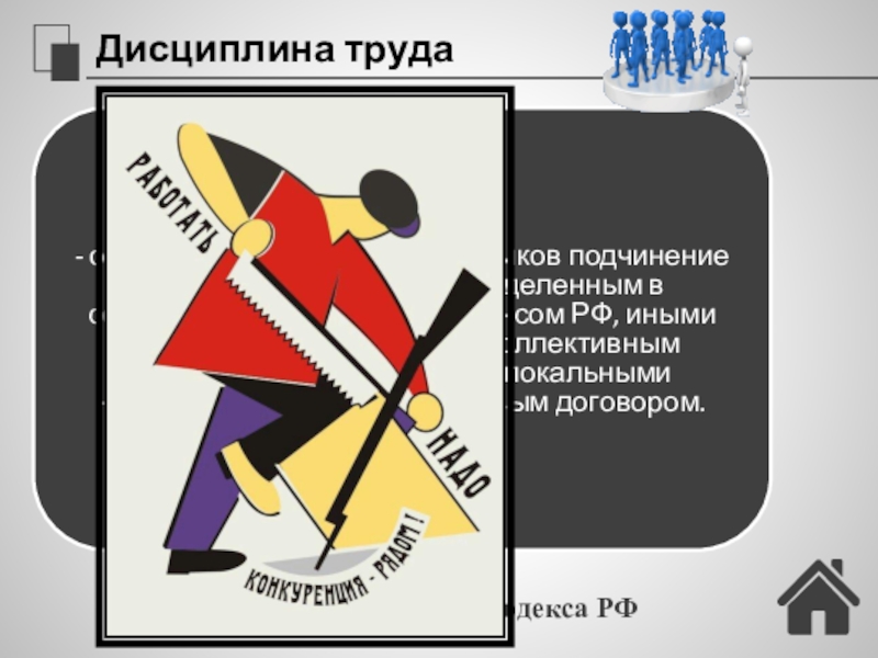 Трудовые конфликты. Ответственность по трудовому праву (24) Дисциплина трудаст. 189 Трудового кодекса РФ Дисциплина трудаст. 189 Трудового кодекса РФ