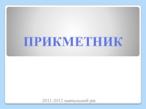 Презентация к проекту Прилагательное