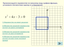 Решение неравенств при подготовке к ОГЭ