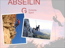 SPORTS: abseiling.