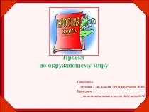 Проектная работа Красная книга