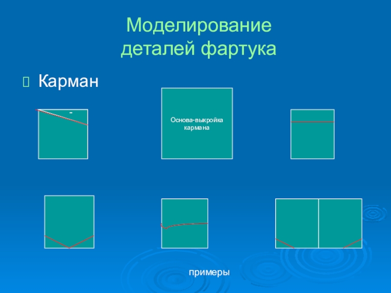 Моделирование урока. Моделирование кармана фартука. Моделирование основной детали фартука. Карман на фартук 5 класс. Моделирование кармана 6 класс.