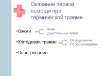 Презентация по оказанию первой помощи