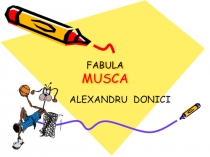 Prezentare la literatura română Musca (cl. 8)