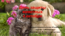 Презентация День защиты животных