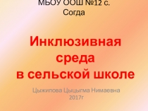 Инклюзивная среда в школе