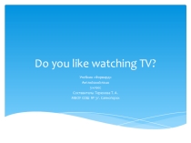 Watching TV