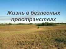 Жизнь в безлесных пространствах