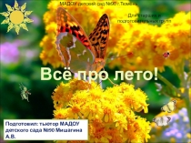 Презентация Все про лето!