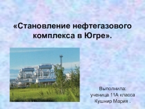 Становление и развитие нефтегазового комплекса Западной Сибири