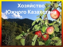 Презентация к уроку Хозяйство Южного Казахстана, 9 класс