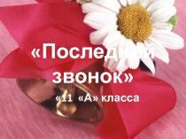 Презентация к классному часу, посвященному Последнему звонку (11 класс)