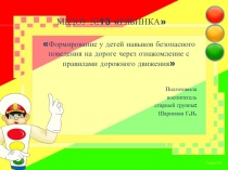 Формирование у детей навыков безопасного поведения на дороге через ознакомление с правилами дорожного движения