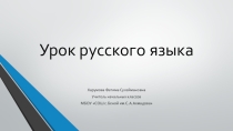 Презентация по русскому языку на тему Омонимы (3 класс)