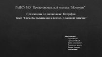 Презентация по географии Способы выживания в походе.