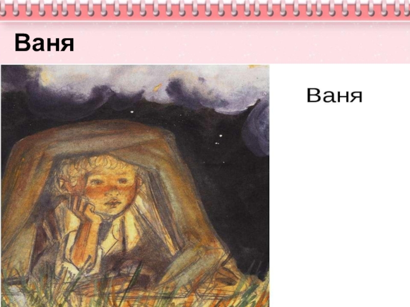 Презентация по русскому языку 6 класс на тему Описание одежды, костюма Ваня Ваня