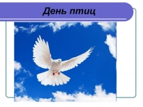 Презентация к классному часу День птиц